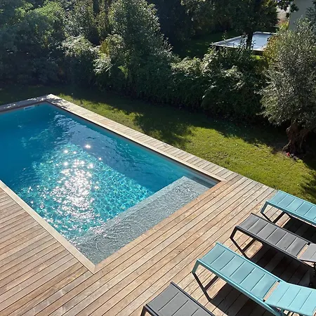 8 Pers A Avec Piscine Chauffee Et Clim - Fr-1-791-44 Villa Seignosse
