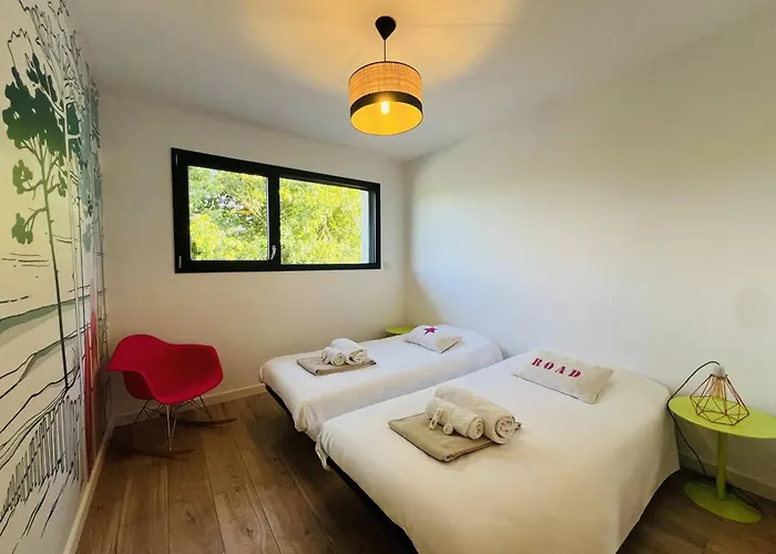 Tuaana – Maison 8 Pers Avec Piscine Chauffée, Clim Et Wifi à 5 Min Des Plages - Fr-1-791-44 * Seignosse